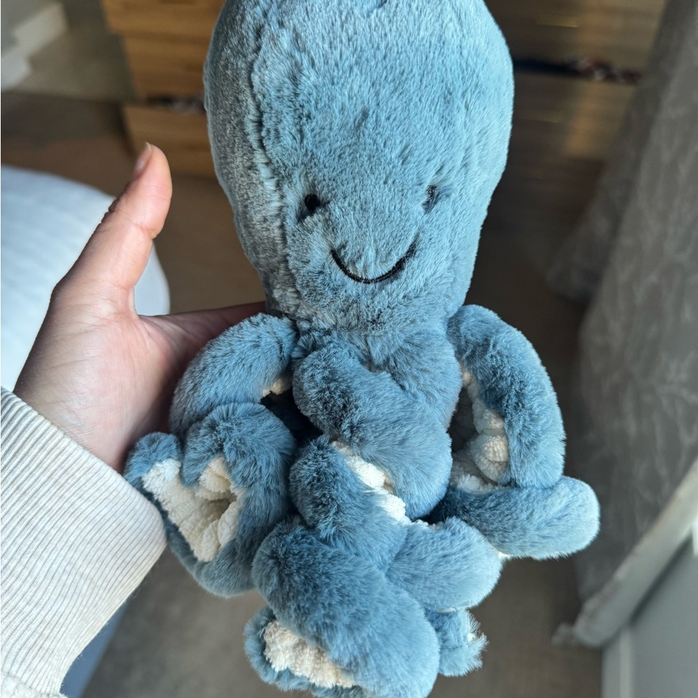 NWT Storm Jellycat Blue Octopus Plush